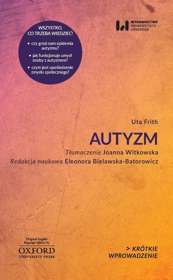 Boek Autyzm Frith Uta