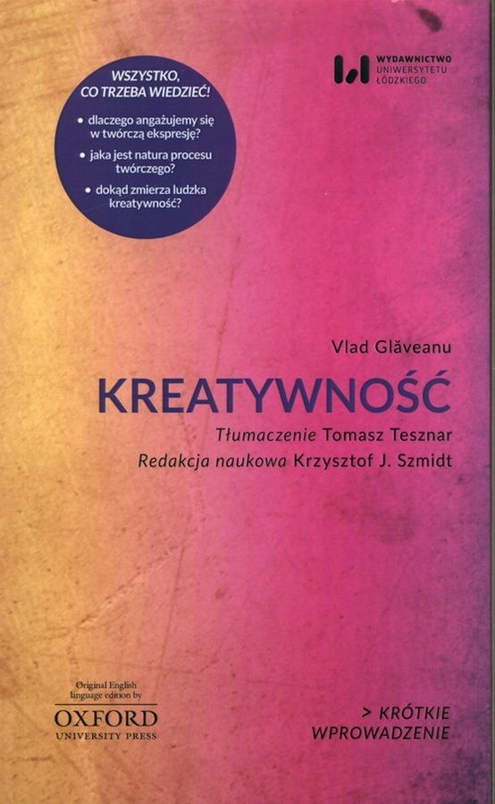 Boek Kreatywność Glaveanu Vlad