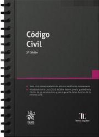 Knjiga CODIGO CIVIL 2023 CON ANILLAS AA VV