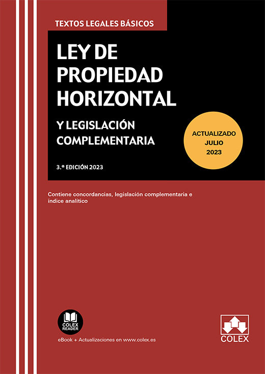Книга LEY DE PROPIEDAD HORIZONTAL Y LEGISLACION COMPLEMENTARIA S.L.