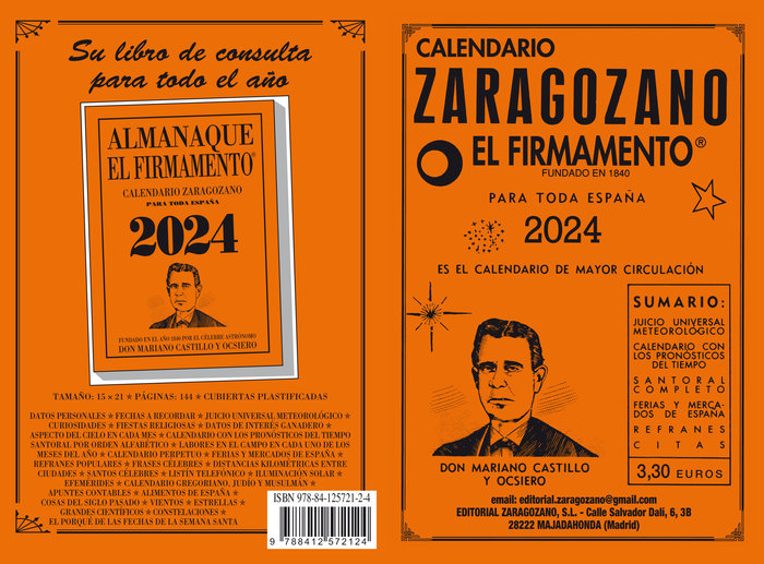 Kniha ALMANAQUE ZARAGOZANO 2023 