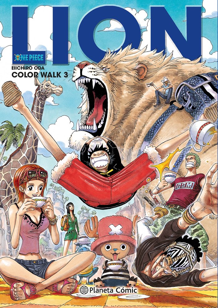 Книга ONE PIECE COLOR WALK Nº 03 ODA