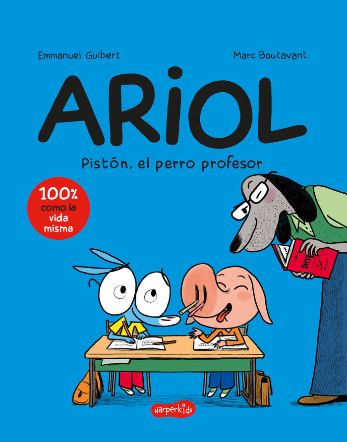 Książka ARIOL 7 PISTON EL PERRO PROFESOR COMIC INFANTIL GUIBERT