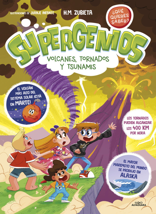 Kniha SUPERGENIOS VOLCANES TORNADOS Y TSUNAMIS H M ZUBIETA
