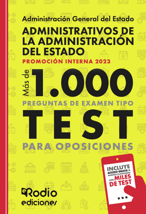 Livre ADMINISTRATIVOS DE LA ADMINISTRACION DEL ESTADO. P EDICIONES RODIO RODIO