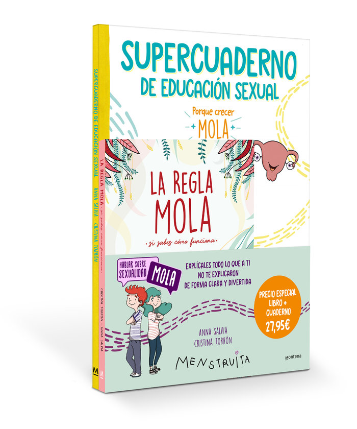 Kniha PACK APRENDE CON MENSTRUITA LA REGLA MOLA Y SUPERCUADERNO ED ANNA SALVIA