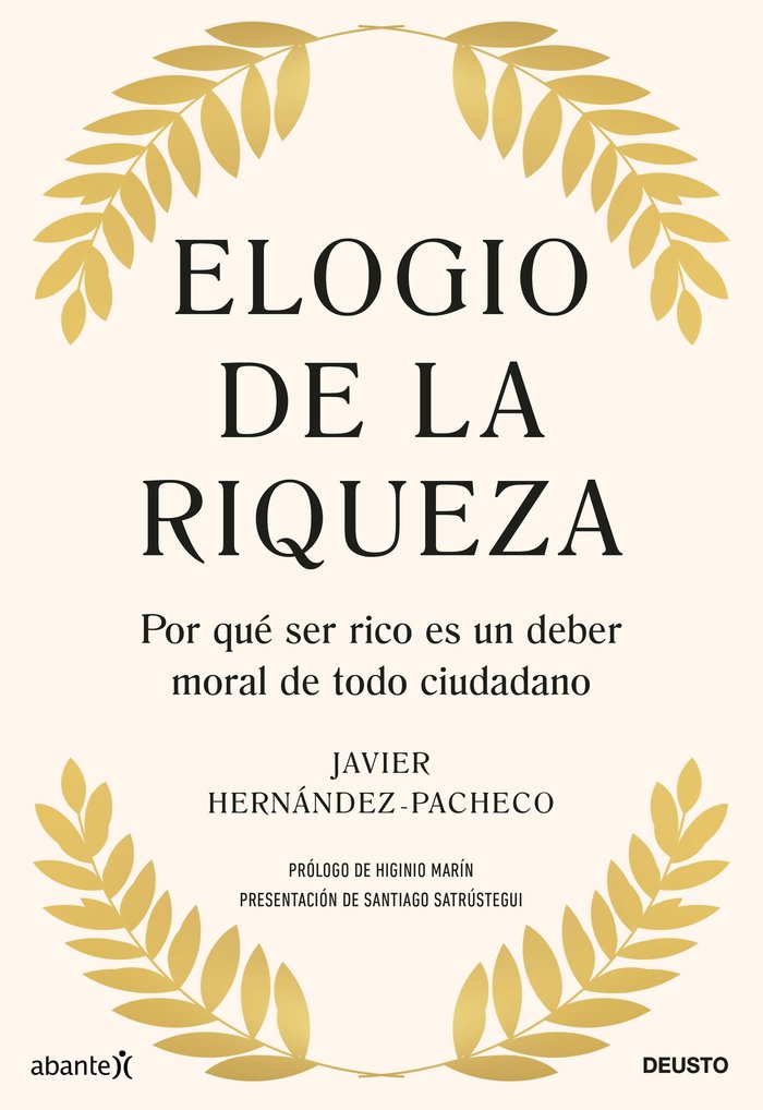 Książka ELOGIO DE LA RIQUEZA JAVIER HERNANDEZ-PACHECO