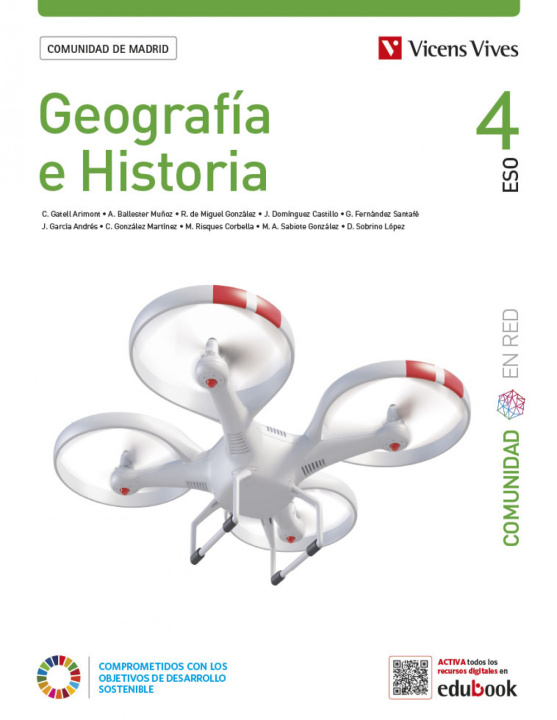 Kniha GEOGRAFIA E HISTORIA 4 MADRID (COMUNIDAD EN RED) EQUIPO EDITORIAL