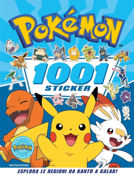 Libro Pokémon. 1001 sticker 