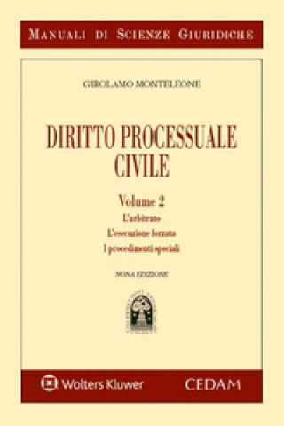 Carte Manuale di diritto processuale civile Girolamo Monteleone