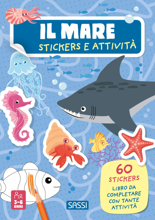 Kniha mare. Stickers e attività Irena Trevisan