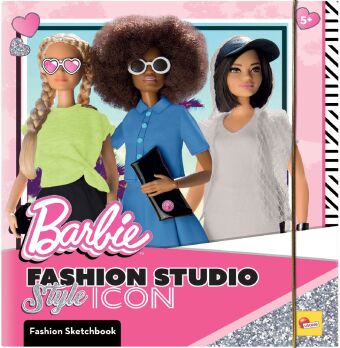 Knjiga Barbie Fashion Studio Style Sketchbook 