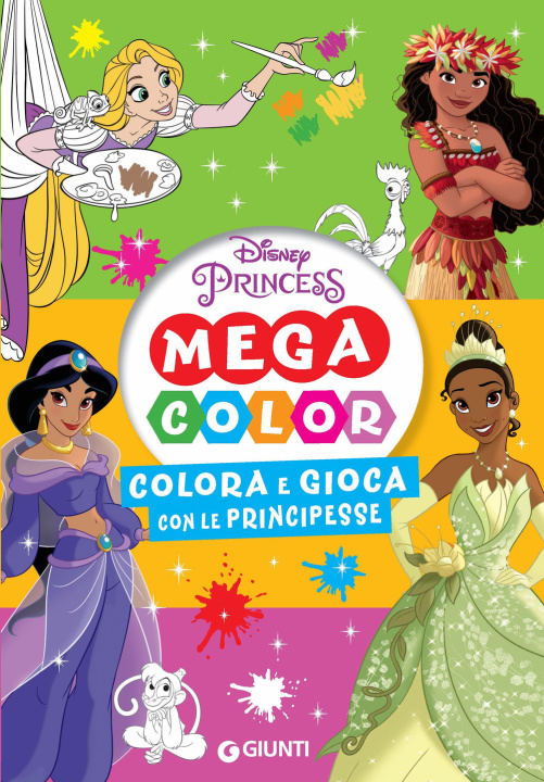 Книга Colora e gioca con le principesse. Mega color. Disney princess 