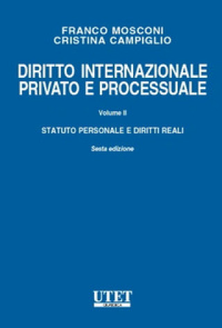 Knjiga Diritto internazionale privato e processuale Franco Mosconi