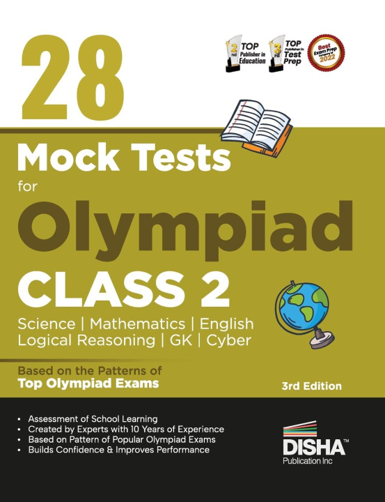 Książka 28 Mock Test Series for Olympiads Class 2 Science, Mathematics, English, Logical Reasoning, GK & Cyber 3rd Edition 