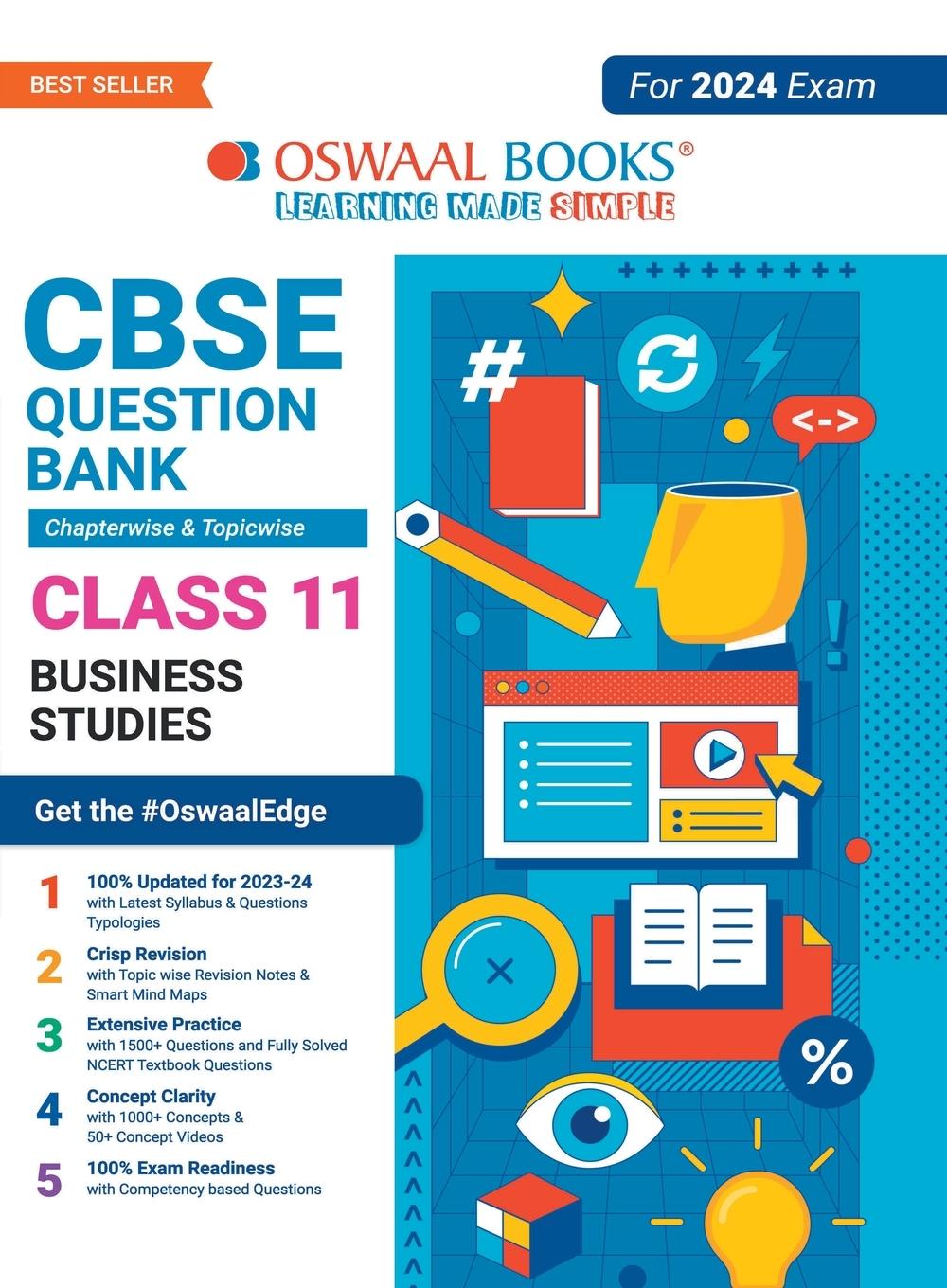 Buch Oswaal CBSE Chapterwise & Topicwise Question Bank Class 11 Business Studies Book (For 2023-24 Exam) 