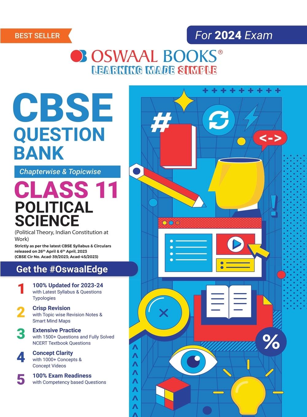 Buch Oswaal CBSE Class 11 Political Science Question Bank (2024 Exam) Oswaal Editorial Board
