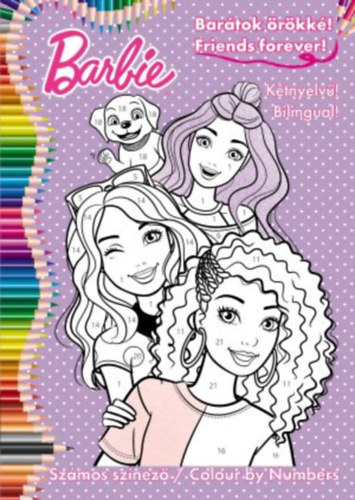 Könyv Barbie - Barátok örökké! - Számos színező 