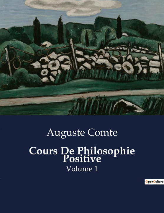 Book Cours De Philosophie Positive Comte