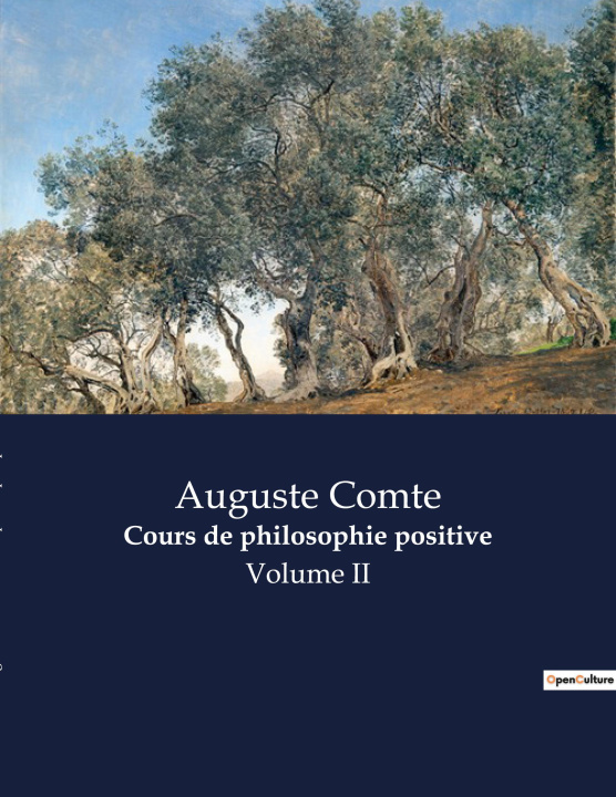 Book Cours de philosophie positive Comte