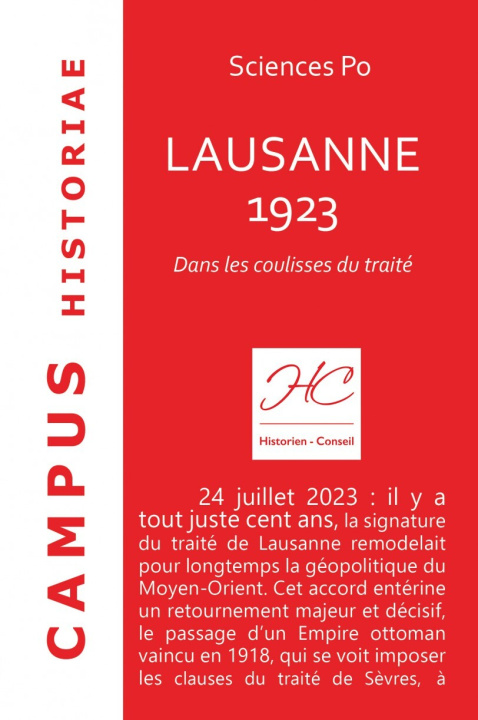 Knjiga Lausanne 1923 