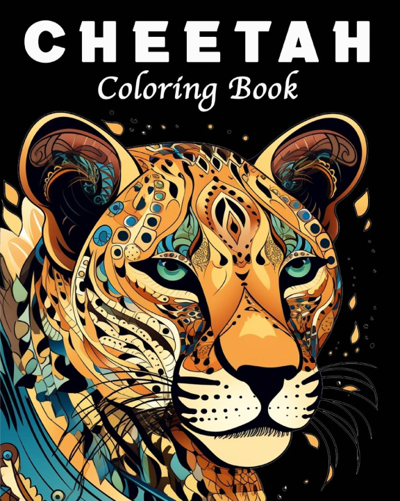 Kniha Cheetah Coloring Book 