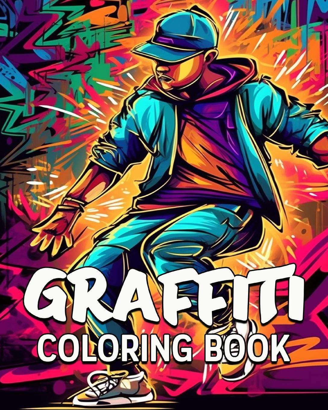 Книга Graffiti Coloring Book 