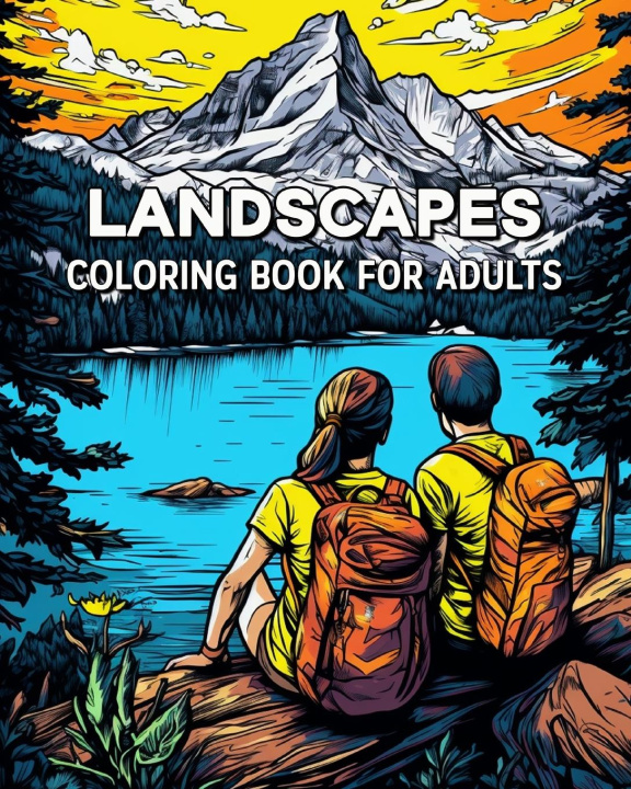 Knjiga Landscapes Coloring Book for Adults Lea Schöning BB