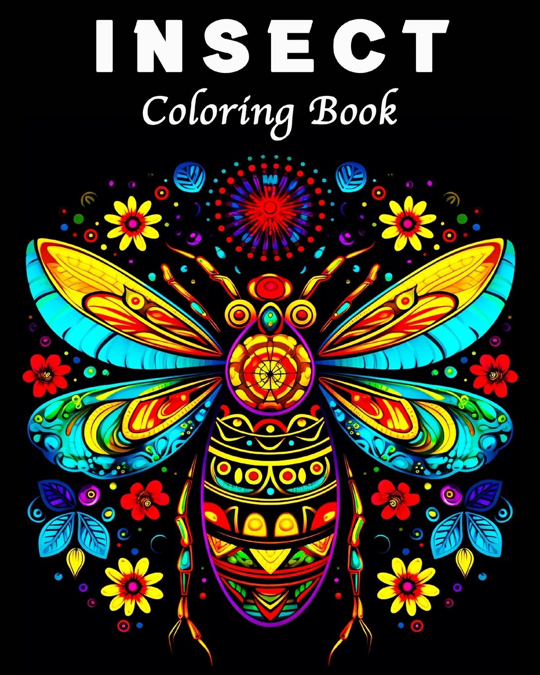 Könyv Insects Coloring Book 