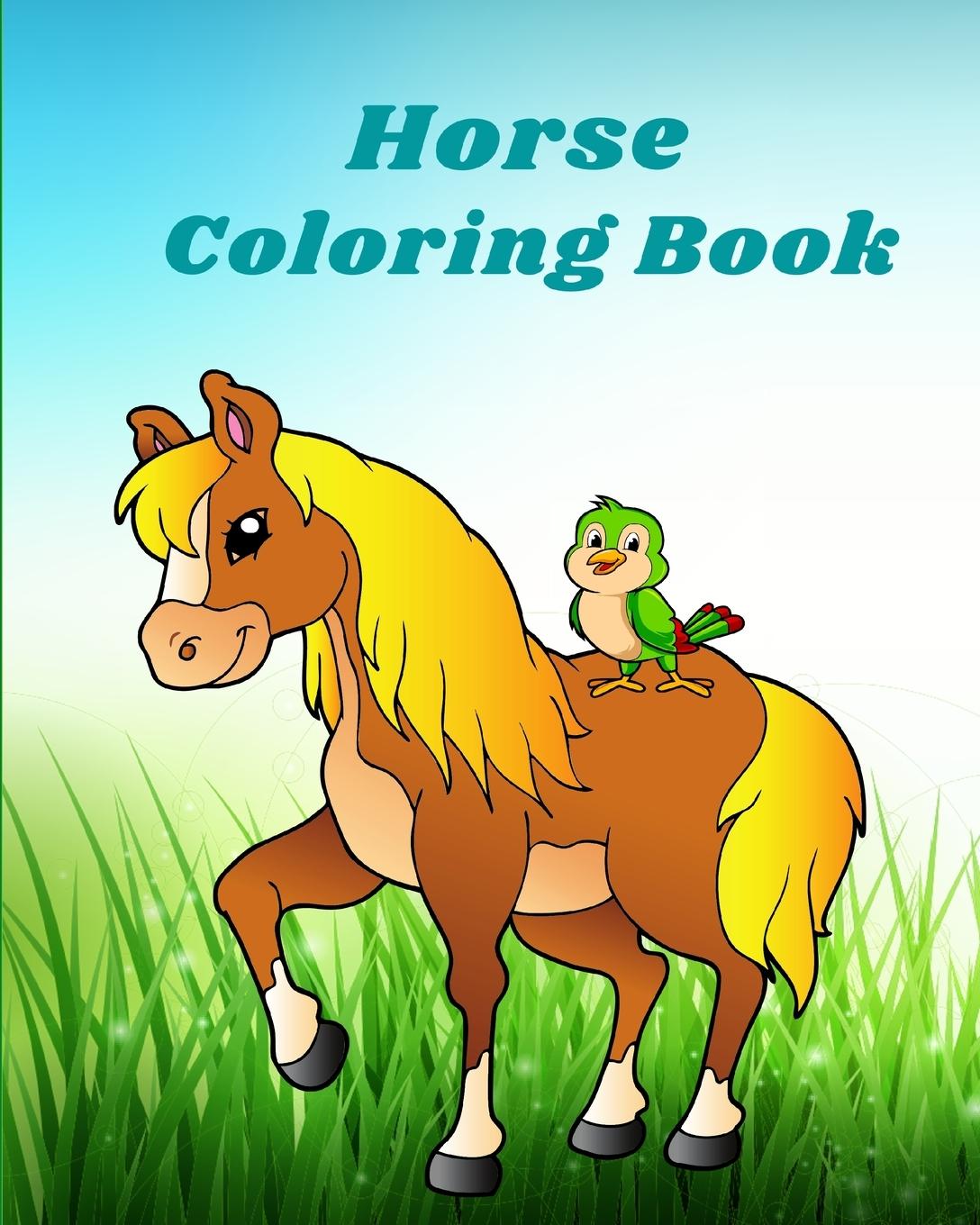 Kniha Horse Coloring Book Luna B. Helle