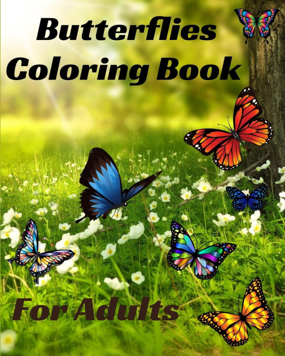 Knjiga Butterflies Coloring Book for Adults 