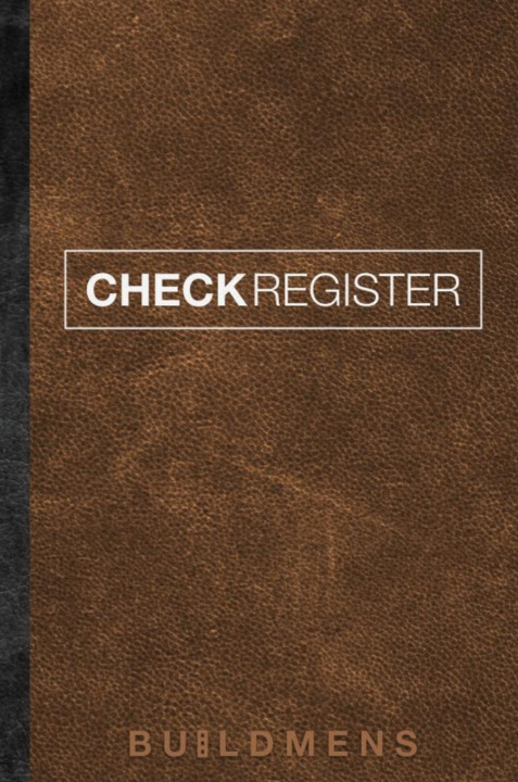 Knjiga Check Register Buildmens
