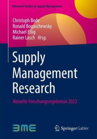 Knjiga Supply Management Research Ronald Bogaschewsky