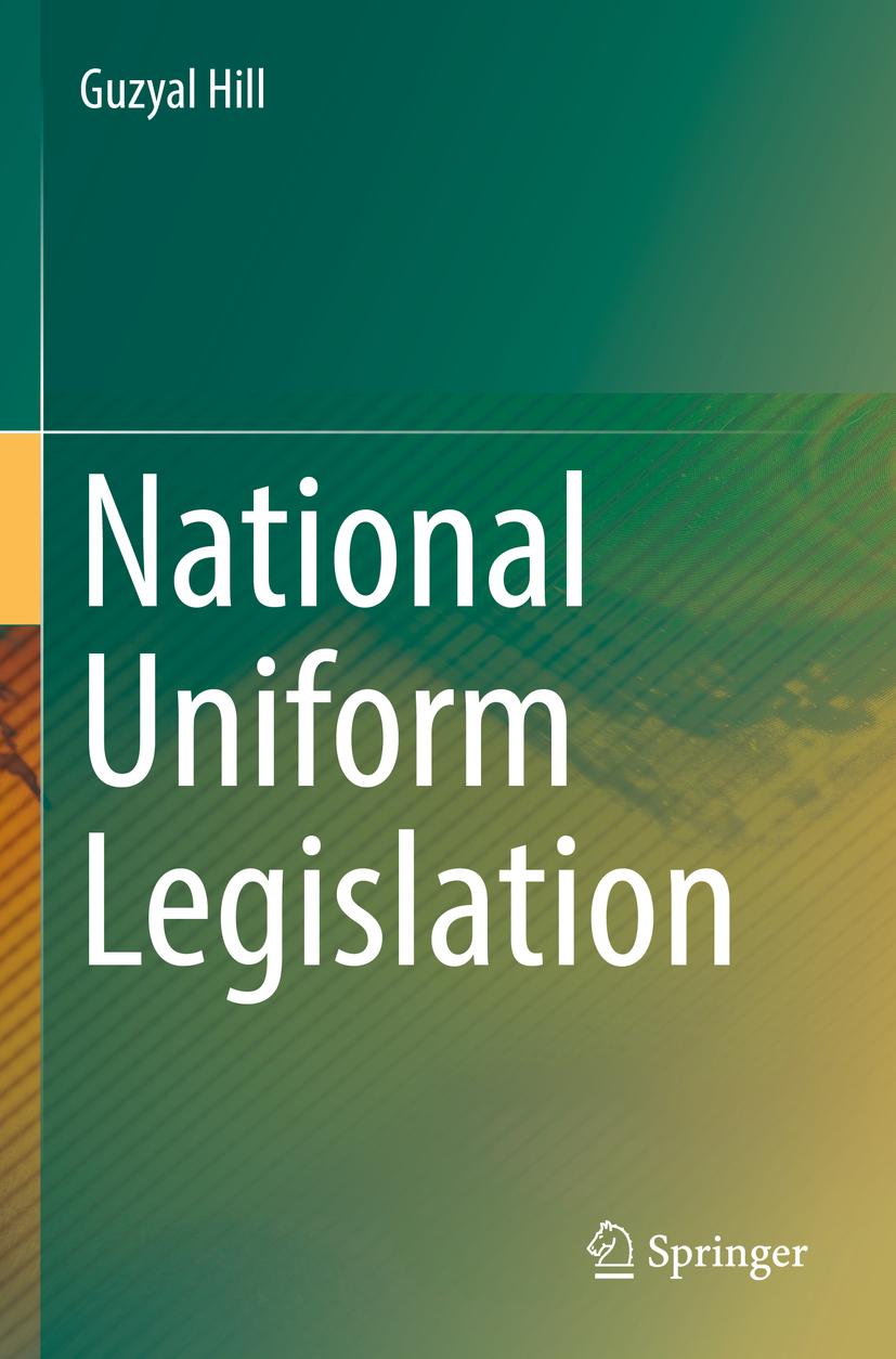Knjiga National Uniform Legislation Hill
