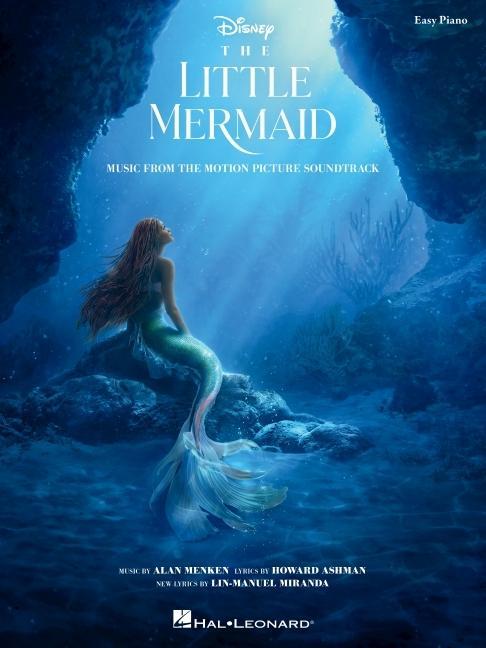 Book The Little Mermaid - Music from the 2023 Motion Picture Soundtrack Easy Piano Souvenir Songbook Howard Ashman