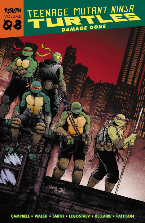 Kniha Teenage Mutant Ninja Turtles: Reborn, Vol. 8 - Damage Done Michael Walsh