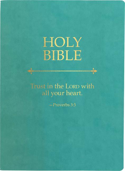 Kniha Kjver Holy Bible, Trust in the Lord Life Verse Edition, Large Print, Coastal Blue Ultrasoft: (King James Version Easy Read, Red Letter, Proverbs 3:5) 