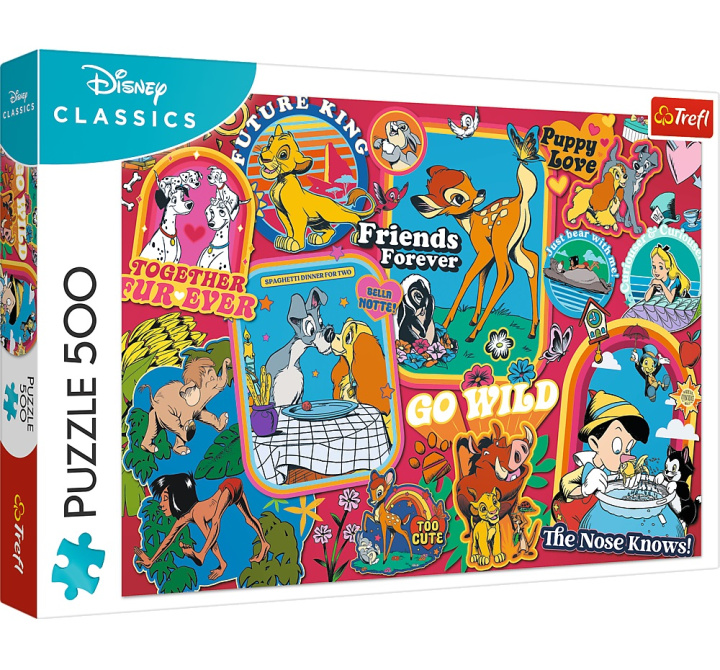 Book Puzzle 500 Disney Na przestrzeni lat37465 