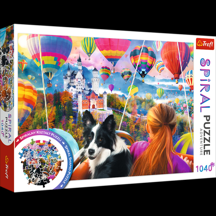 Kniha Puzzle 1040 Spiral Festiwal balonów 40018 