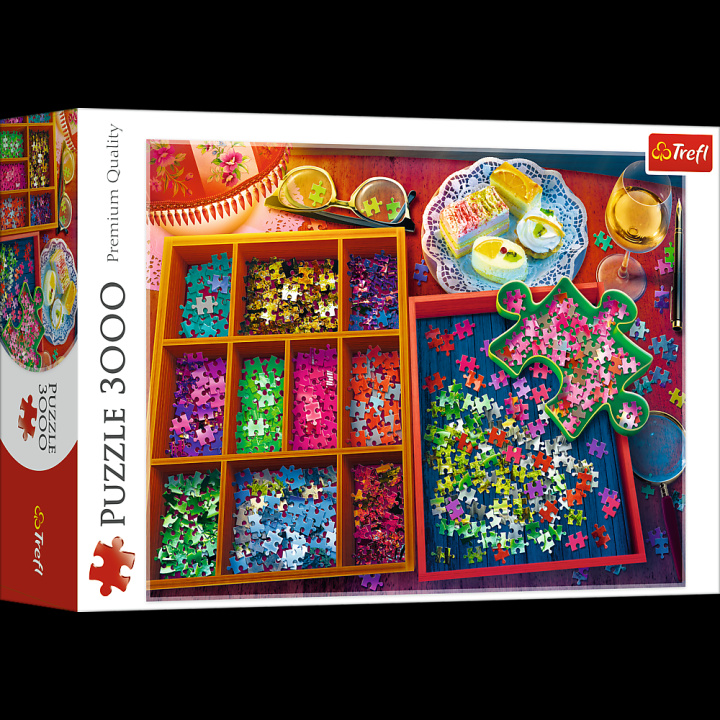 Kniha Puzzle 3000 Wieczór z puzzlami 33079 