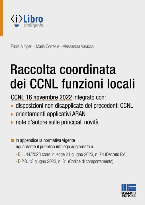 Kniha Raccolta coordinata dei CCNL. Funzioni locali Paola Aldigeri