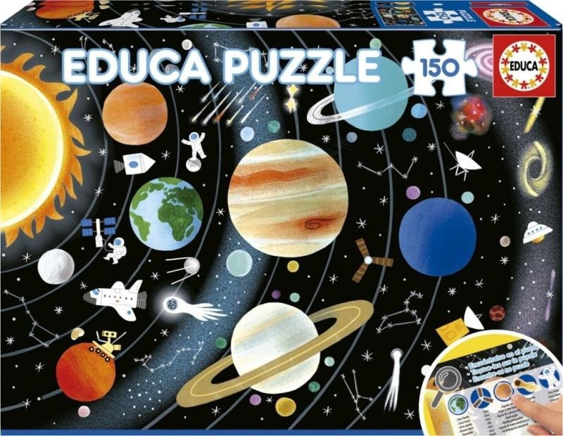Hra/Hračka Puzzle Sluneční soustava 150 dílků 