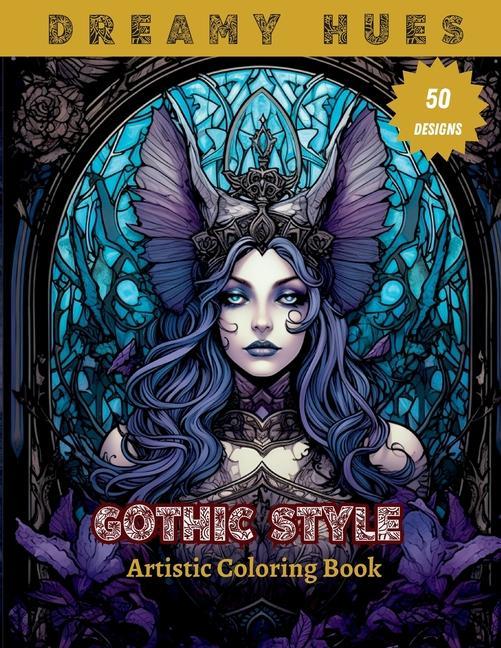 Книга Gothic Style Artistic coloring book 