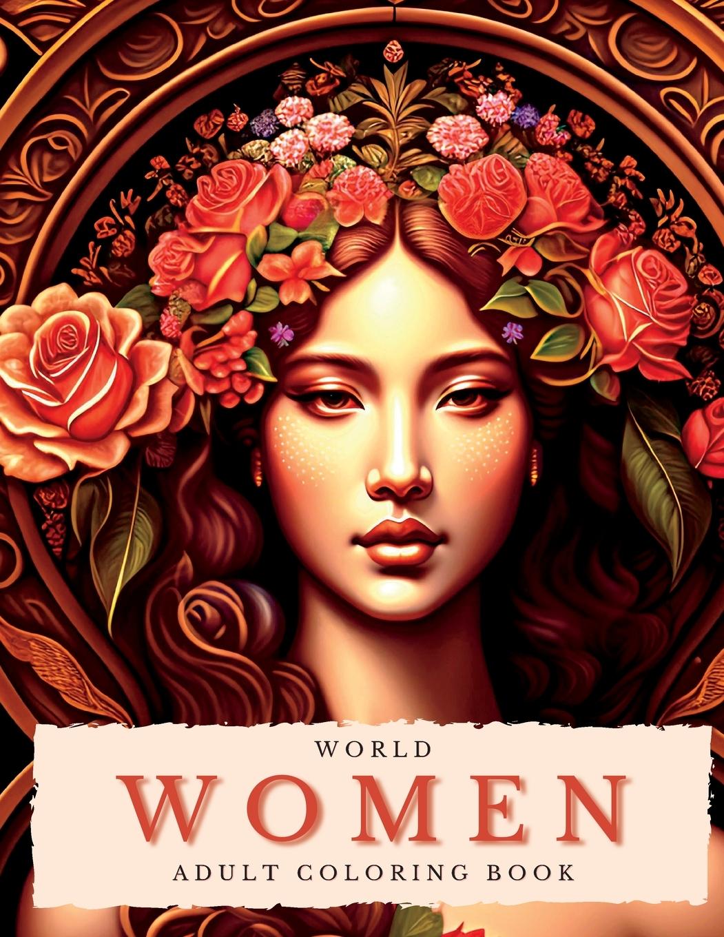 Книга World Women Coloring Book For Adults 