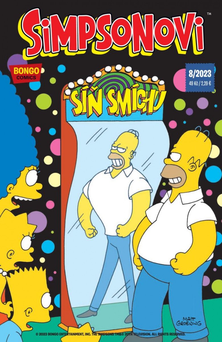 Book Simpsonovi 8/2023 Matt Groening