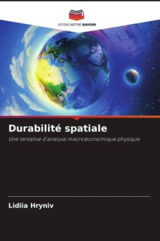Knjiga Durabilité spatiale Lidiia Hryniv