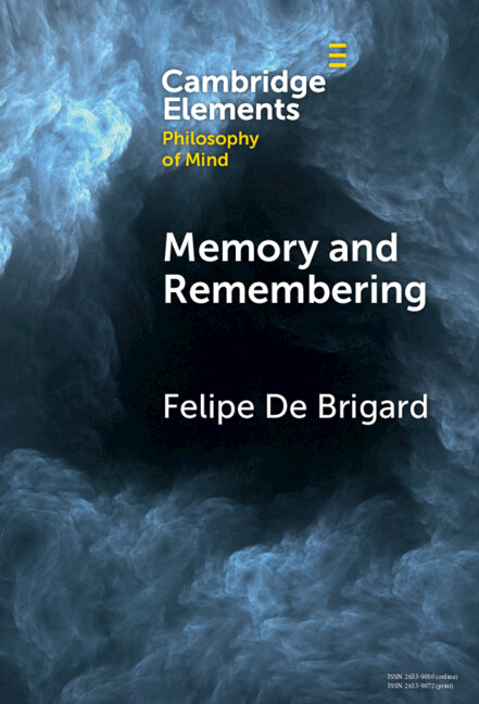 Knjiga Memory and Remembering Felipe De Brigard