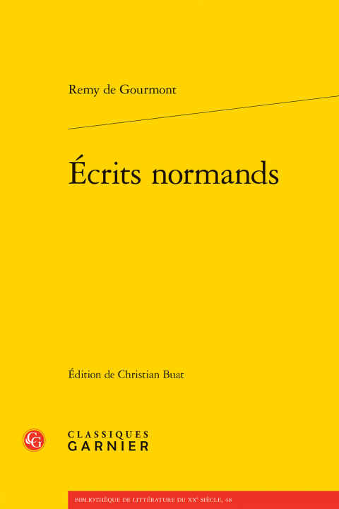 Buch Ecrits normands Gourmont remy de