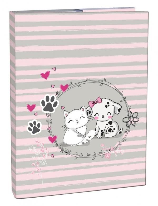 Papírszerek Box na sešity A4 Cute Pets 