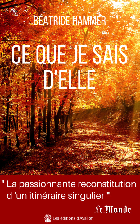 Libro Ce que je sais d'elle Béatrice Hammer